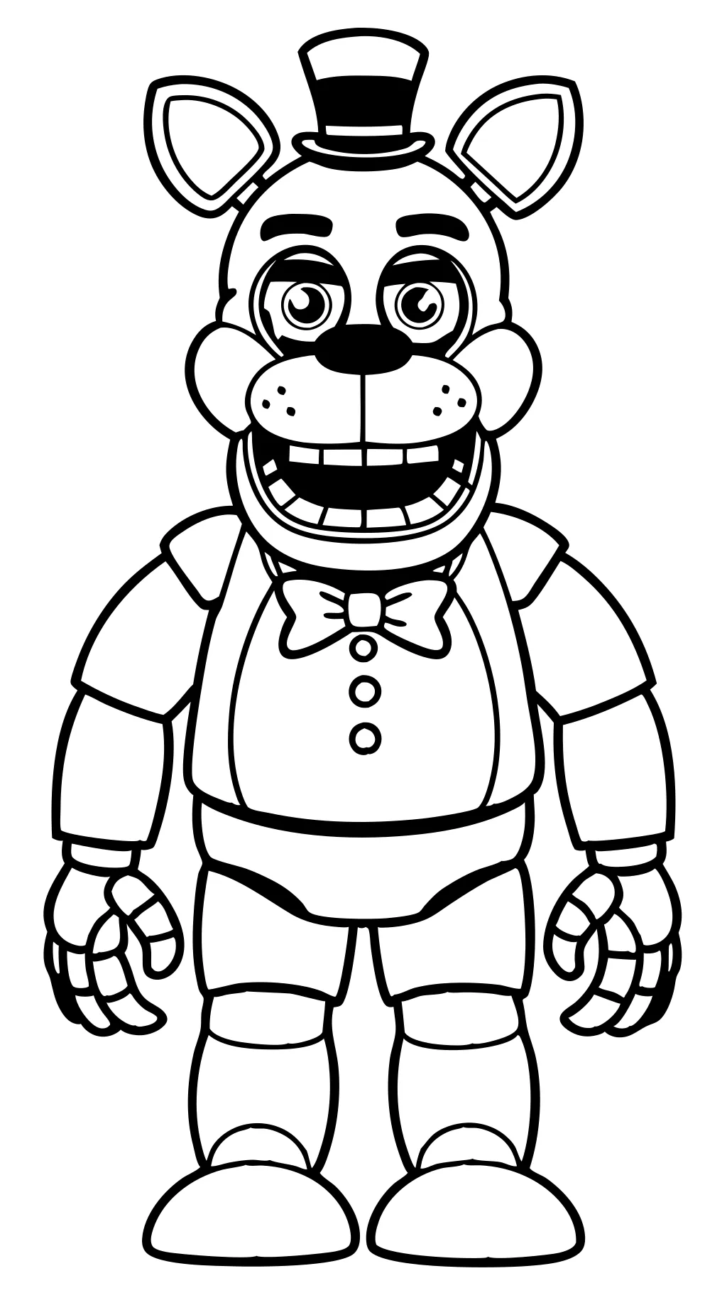 freddy fnaf coloring pages